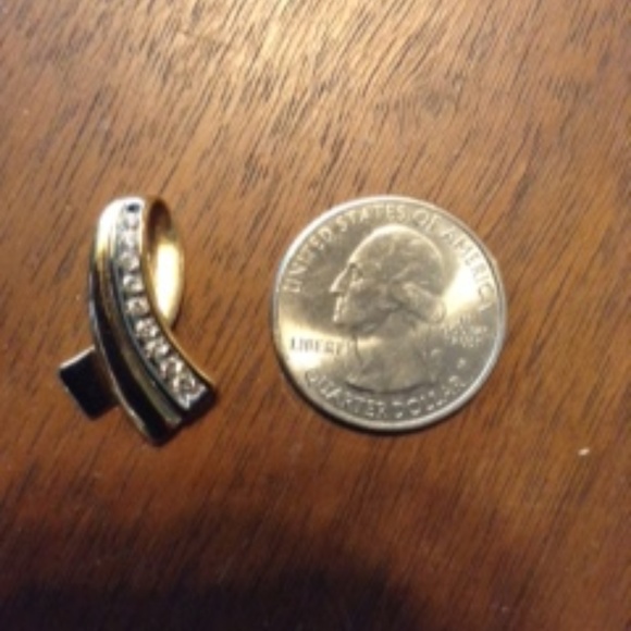 Diamond Pendant 0.25 carat total weight in 14KYG - Picture 3 of 5